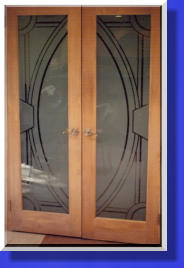 Pocket or Swing Doors can be Etched