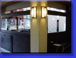 All Carved Glass Panels were Edge Lite to Enhance the Carving