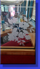 The Carved Floral Panel is 1/2" Laminated.  Only have a 1/4" Sheet to Carve into. 