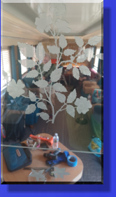 The Carved Floral Panel is 1/2" Laminated.  Only have a 1/4" Sheet to Carve into. 