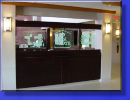All Carved Glass Panels were Edge Lite to Enhance the Carving