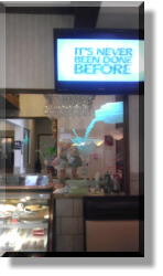 Glass site near the Cash Register