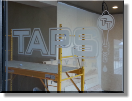 Vinyl Applicants/Etched Entrance Door and Interior Panel