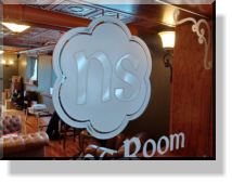 Etched on 1/4" Mirror and Installed by Custom Glass Etching.