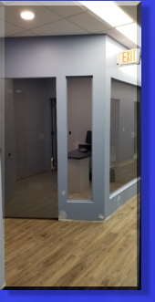 All Glass Supplied, Etched and Installed by Custom Glass Etching.