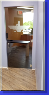All Glass Supplied, Etched and Installed by Custom Glass Etching.
