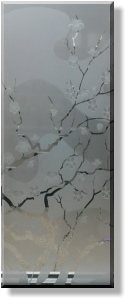 Multi-Tone and Carved Cherry Blossom Design